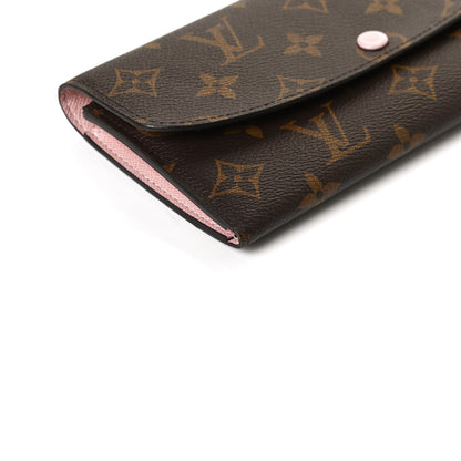Louis Vuitton Monogram Emilie Wallet Rose Ballerine 10 of 11
