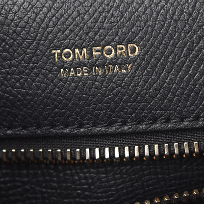 Tom Ford Calfskin Large T Clasp Tara Crossbody Bag Black 5 of 8