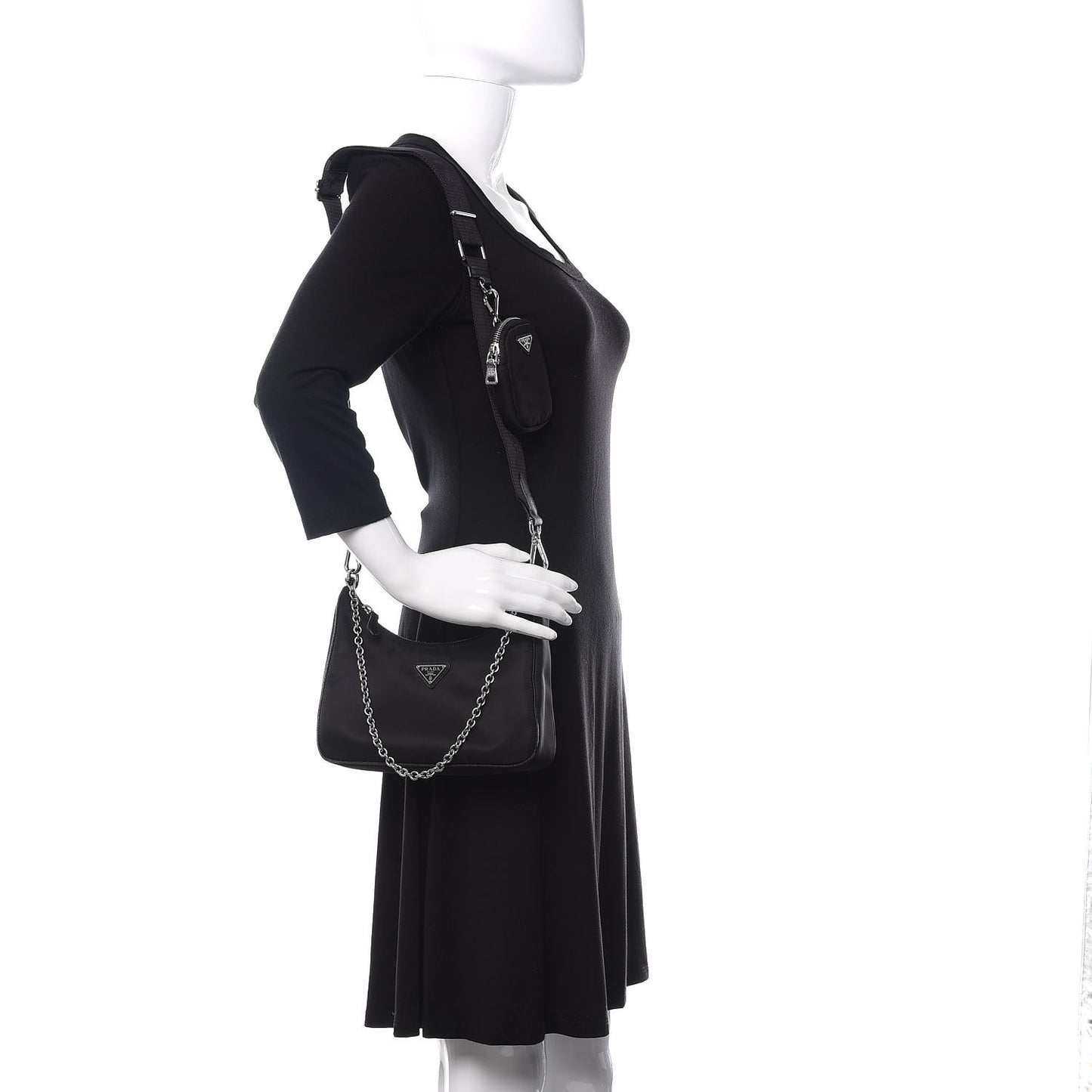 Nylon Re-Edition 2005 Shoulder Bag Black