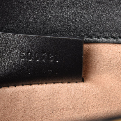 Gucci GG Supreme Monogram Small Osiride Shoulder Bag Black Gold 7 of 9