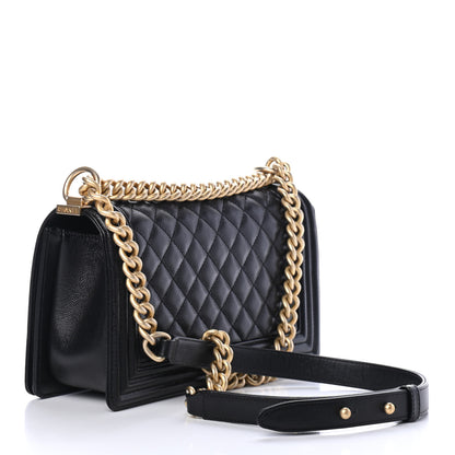 Chanel Caviar Quilted Medium Boy Flap Black 2 of 4