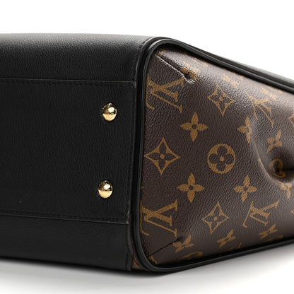 Louis Vuitton Calfskin Monogram Kimono Tote Black 10 of 11