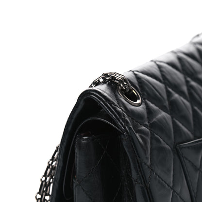 Chanel Aged Calfskin Quilted 2.55 Reissue 226 Flap Black 12 of 13