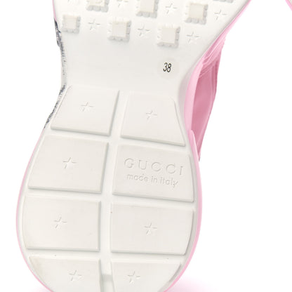 Gucci Calfskin Mystic Cat Rhyton Sneakers 38 Sugar Pink 6 of 9