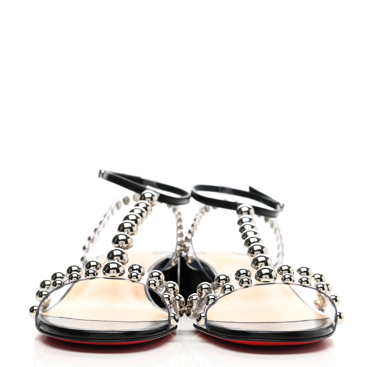 Patent PVC Faridaravie 25 Sandals 38.5 Black
