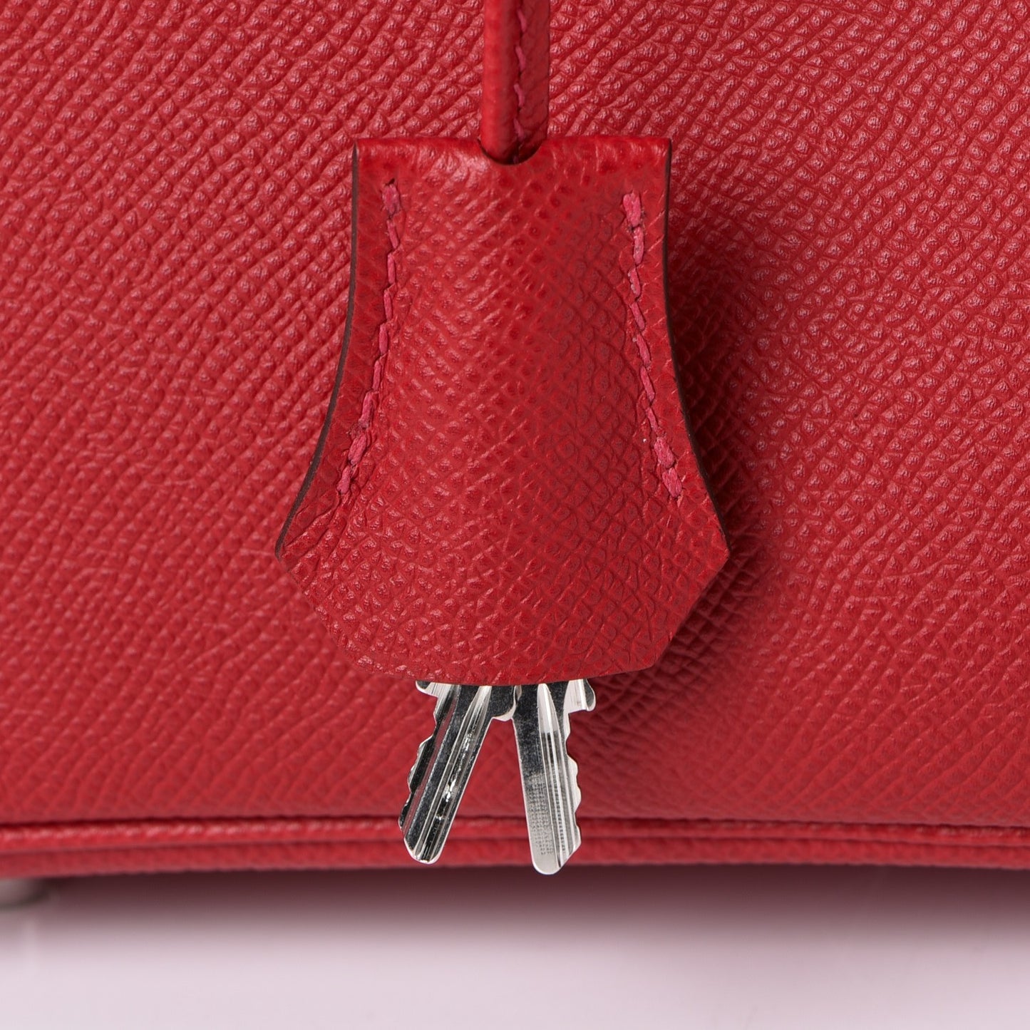 Epsom Birkin 30 Rouge Casaque