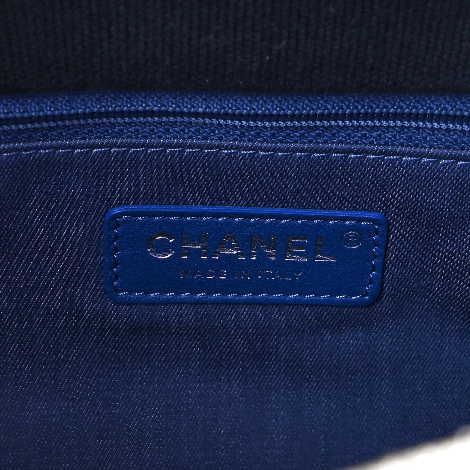 Chanel Jersey Felt Quilted Flap Burgundy White Blue 6 of 10