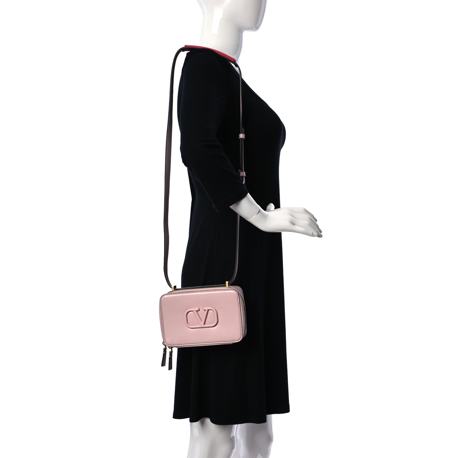 Valentino Garavani Smooth Calfskin VSling Crossbody Bag Pink 2 of 10