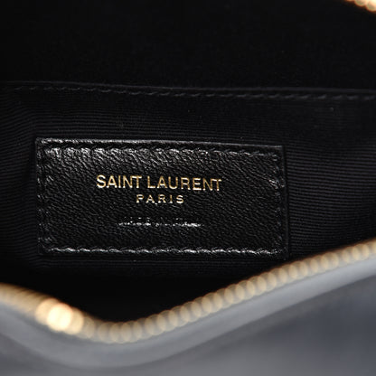 Saint Laurent Calfskin Matelasse Monogram Lou Belt Bag Smog 5 of 10