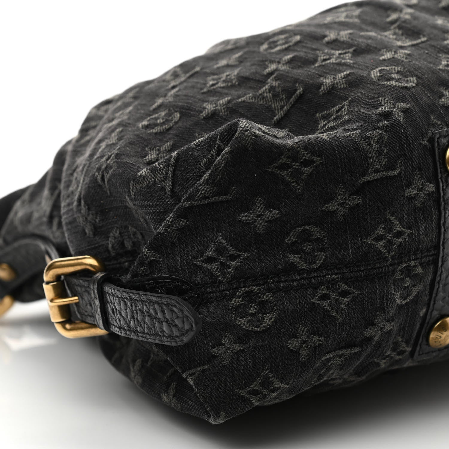 Louis Vuitton Denim Neo Cabby MM Black 9 of 12