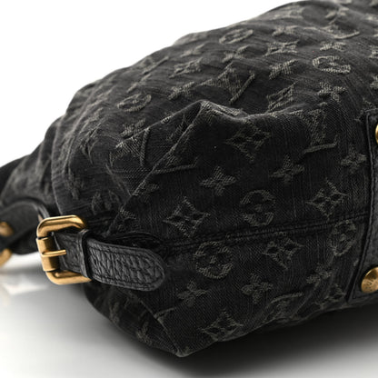 Louis Vuitton Denim Neo Cabby MM Black 9 of 12