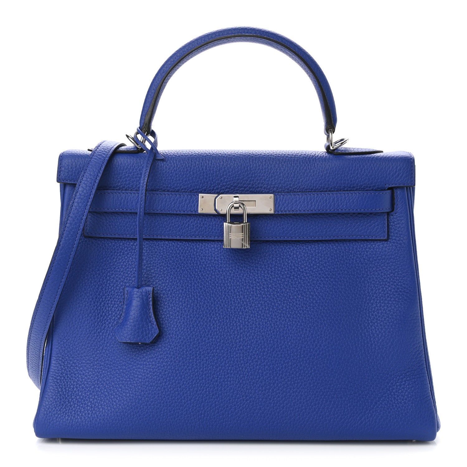 Hermes Togo Kelly Retourne 32 Bleu Electrique 1 of 11