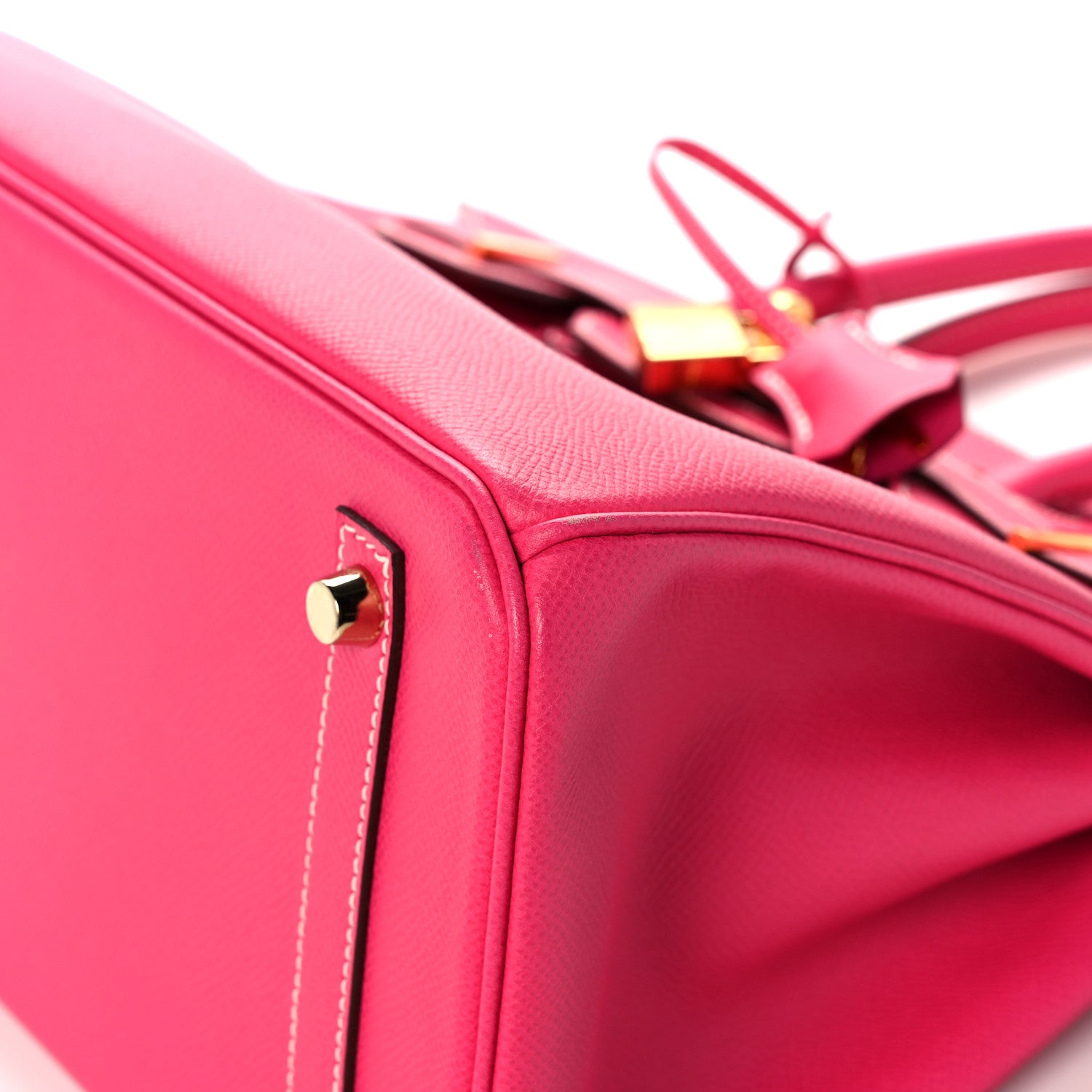 Hermes Epsom Birkin 30 Rose Tyrien 8 of 37