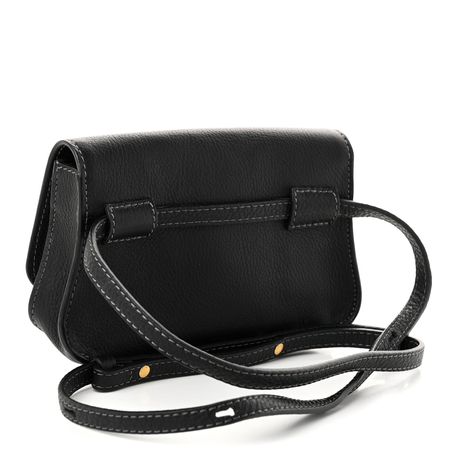 Chloe Calfskin Marcie Convertible Belt Bag Black 2 of 9