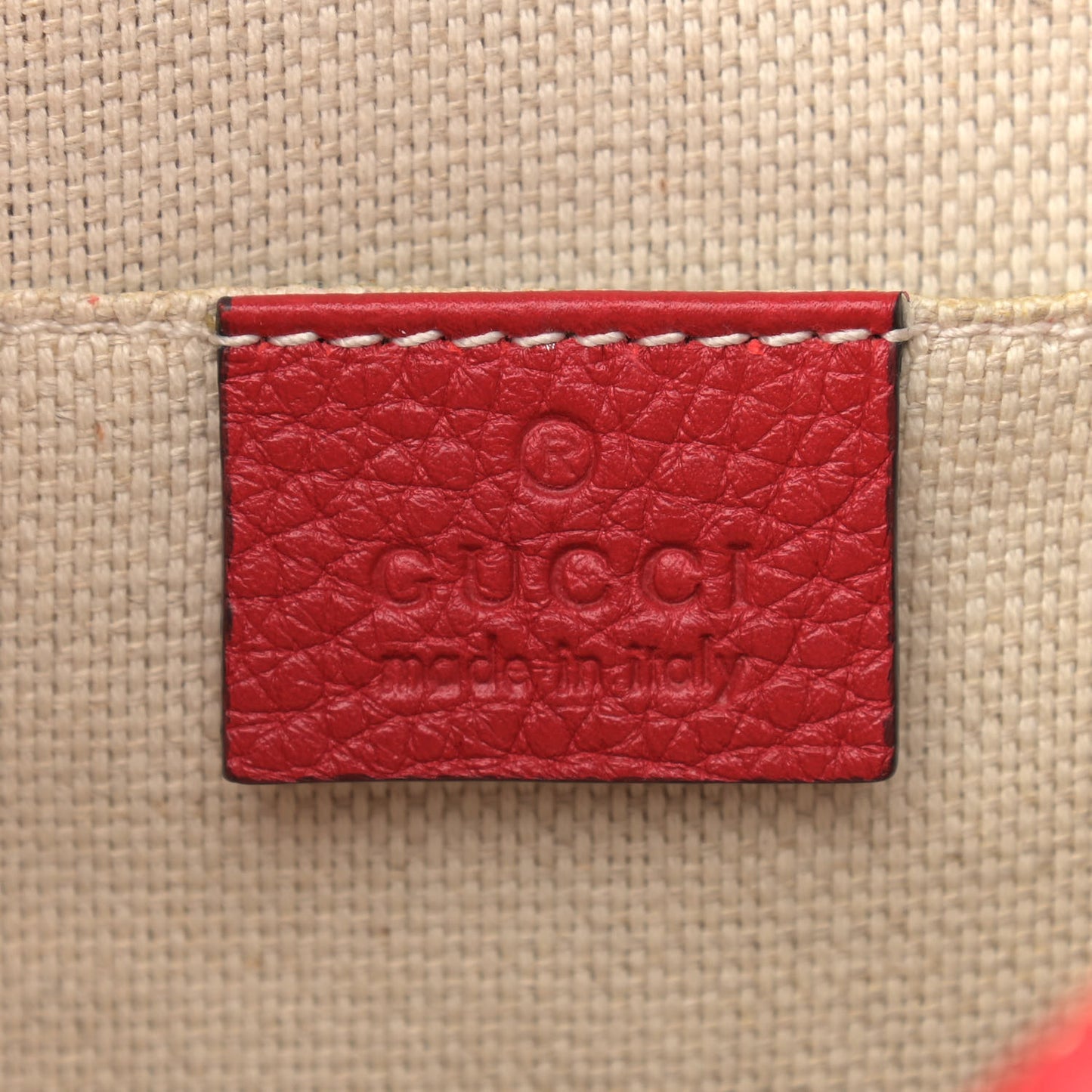 Pebbled Calfskin Small Soho Disco Bag Tabasco Red