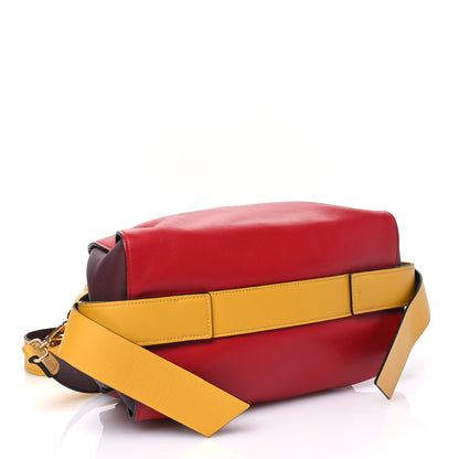 Prada City Calf Ribbon Bowling Bag Fuoco Granata 4 of 11