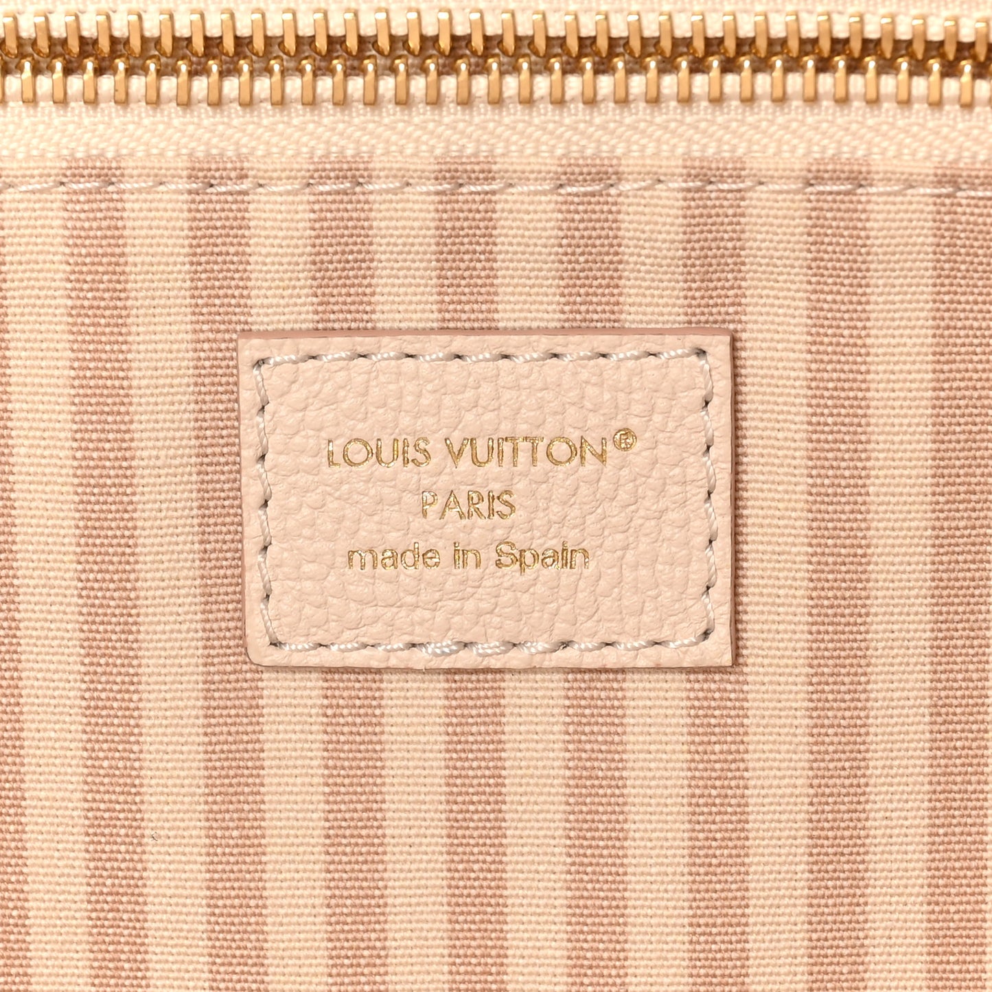 Monogram Debossed Neverfull MM Eden