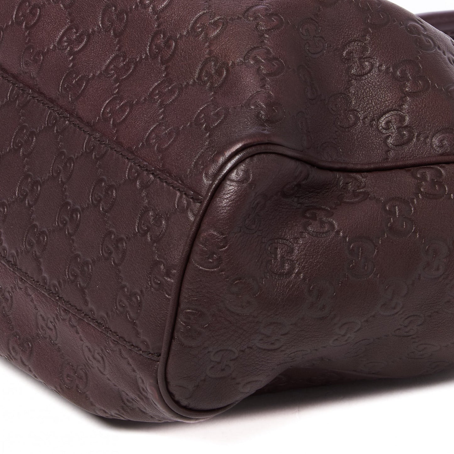 Guccissima Medium Sukey Tote Chocolate