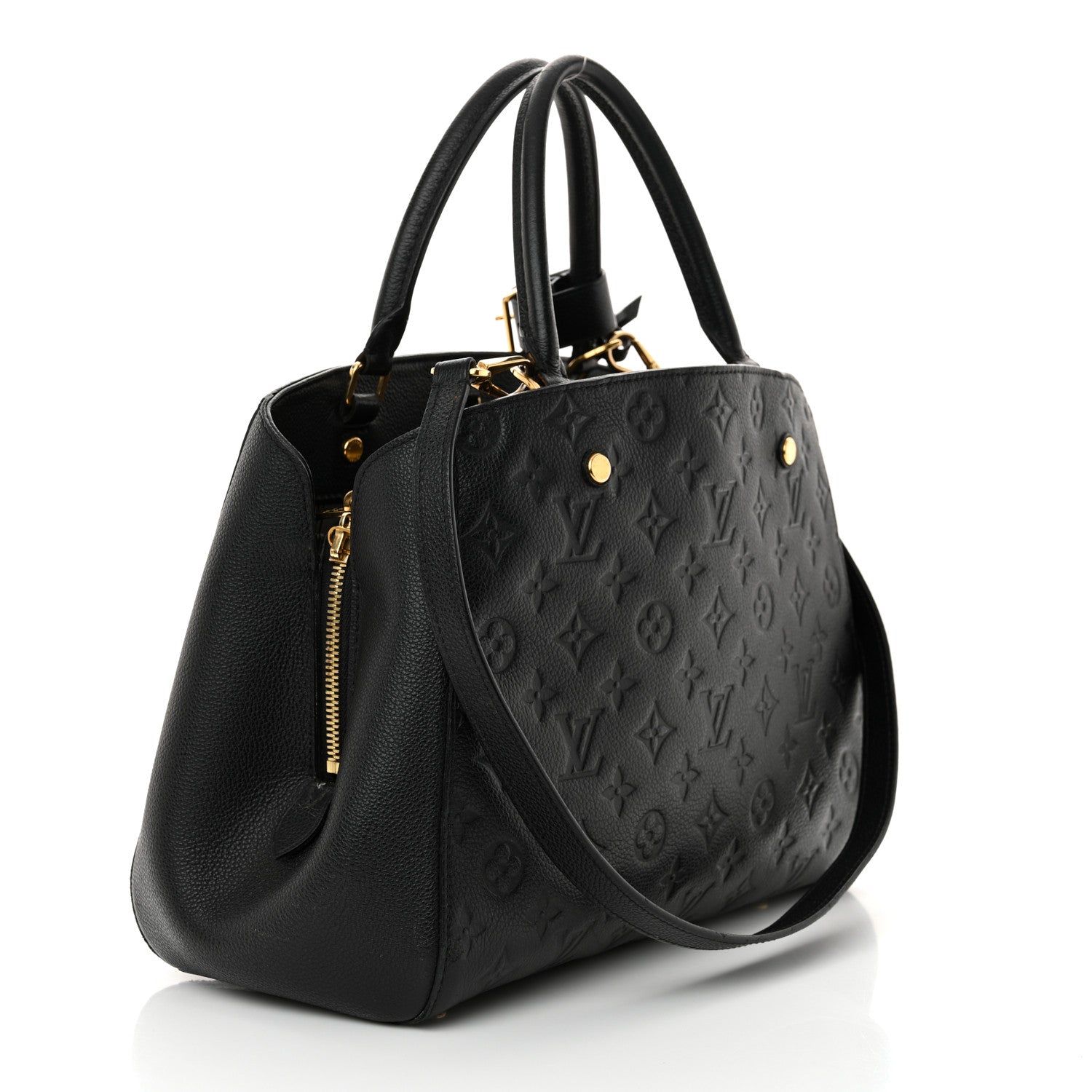 Louis Vuitton Empreinte Montaigne MM Black 3 of 14