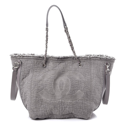Chanel Canvas Small Double Face Tote Gray 1 of 7