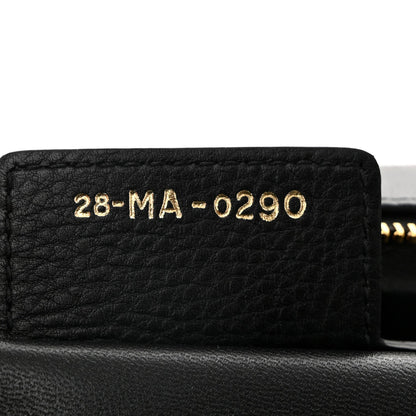 Christian Dior Grained Calfskin Cannage Large Caro Bag Black 7 of 10
