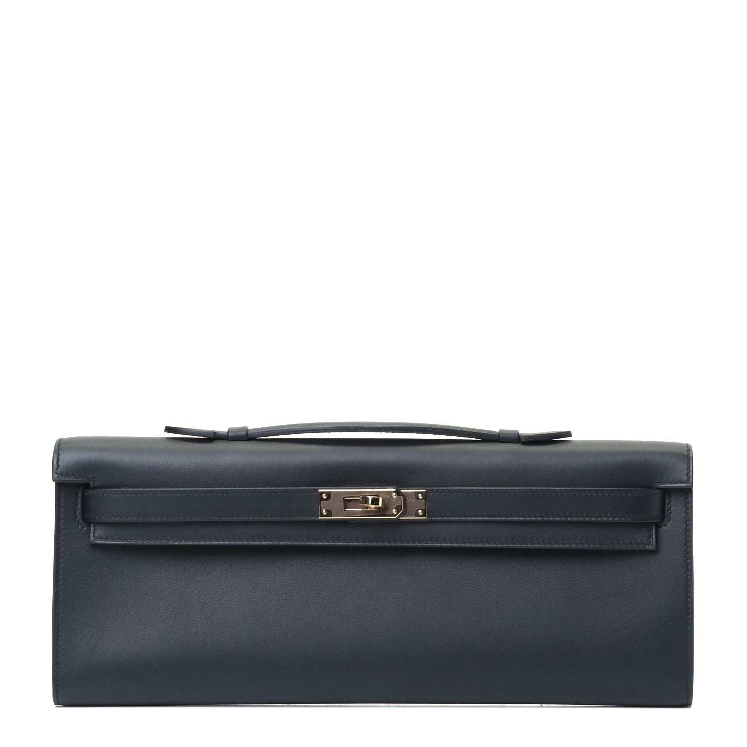 Hermes Swift Kelly Cut Clutch Pochette Black 1 of 4