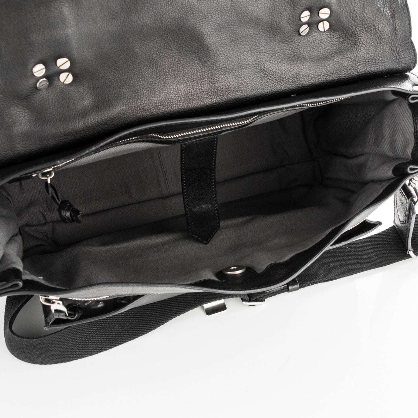 Lambskin PS1 Extra Large Satchel Black