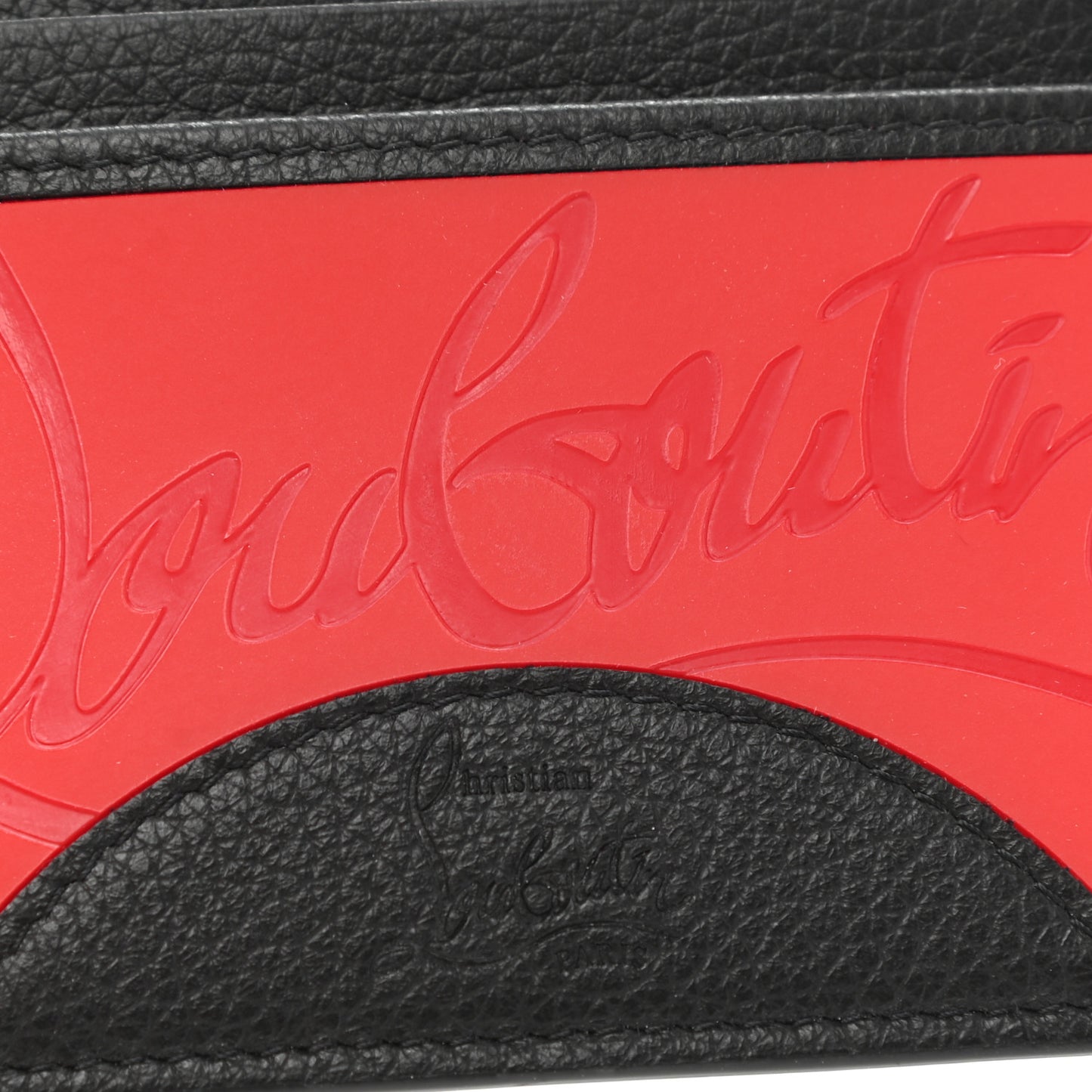 Calfskin Kios Card Holder Black