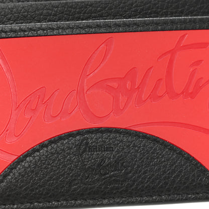 Christian Louboutin Calfskin Kios Card Holder Black 6 of 8