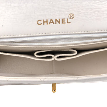 Chanel Lambskin Quilted Small Single Flap White 10 of 10