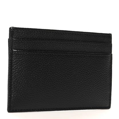 Chanel Grained Calfskin CC Card Holder Black 3 of 9