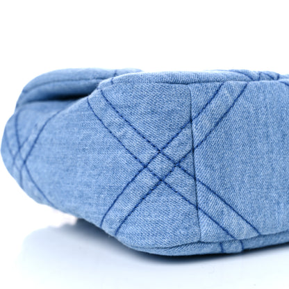 Chanel Denim Quilted Medium Chanel 19 Flap Blue 8 of 10