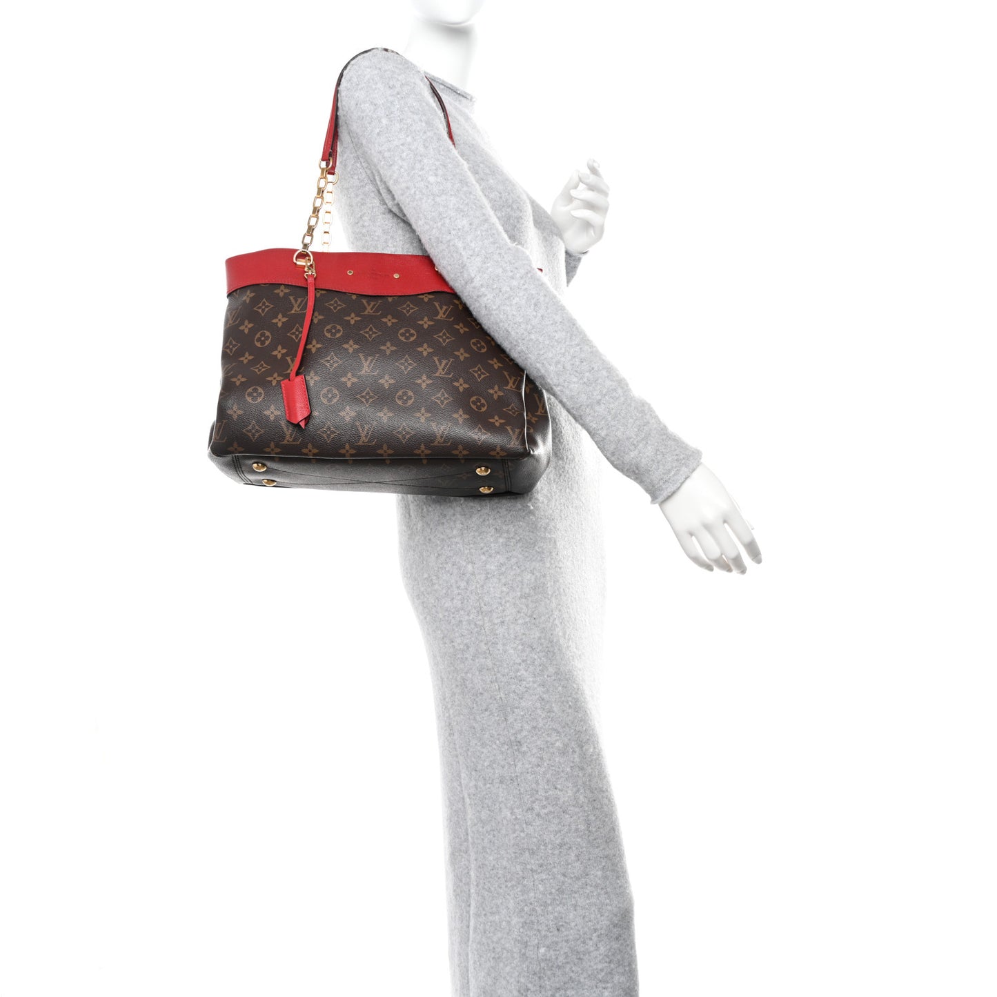 Monogram Pallas Shopper Cherry