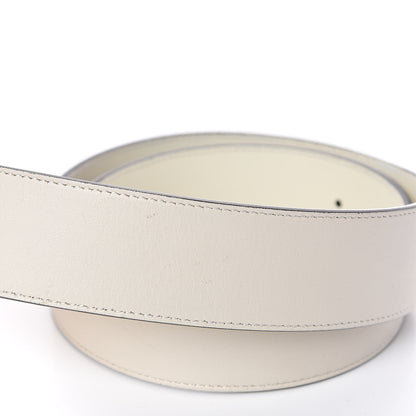 Gucci Calfskin Double G 40mm Belt 80 32 Mystic White 6 of 8