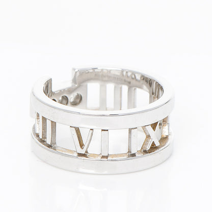 Tiffany 18K White Gold Diamond Open Atlas Ring 5.25 3 of 5