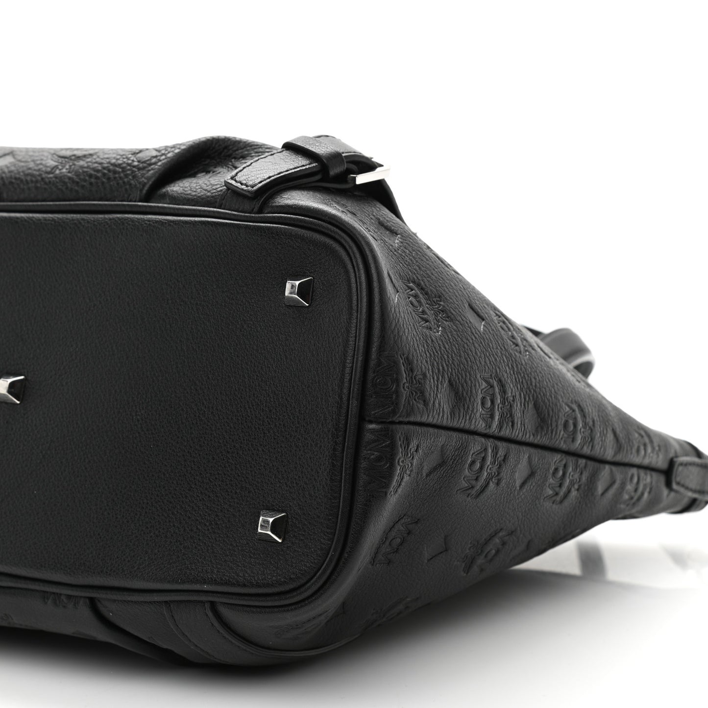 Calfskin Ottomar Monogram Tote Black