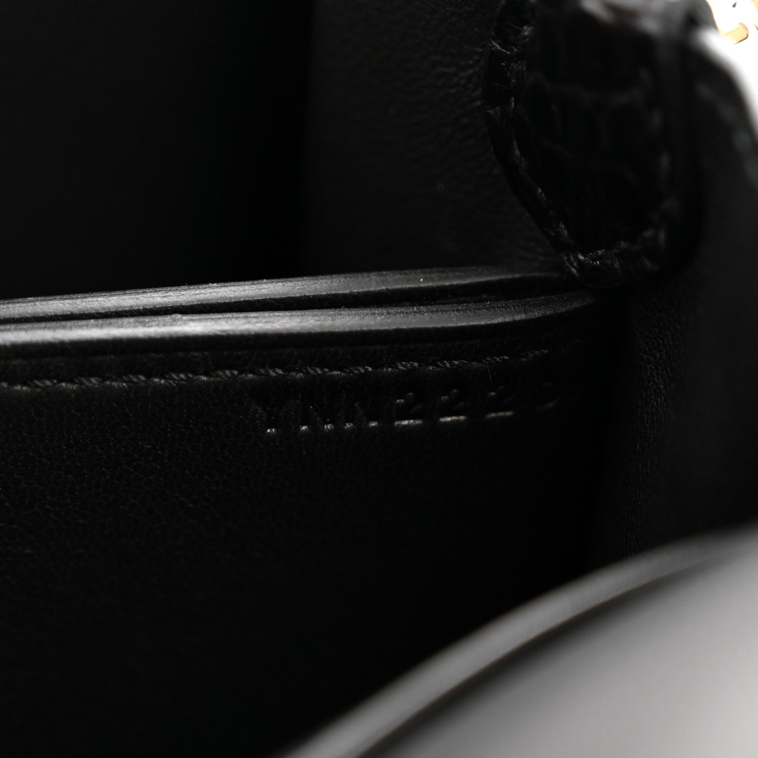 Hermes Matte Alligator Mini Sac Roulis Black 7 of 11