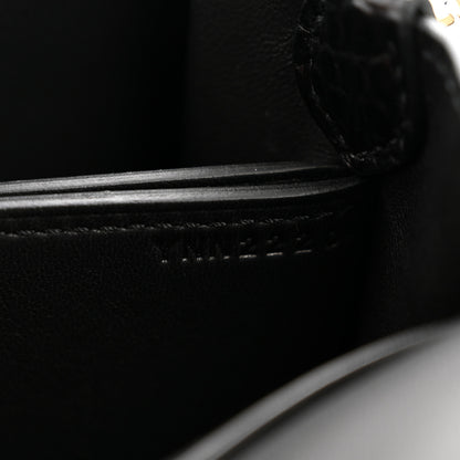 Hermes Matte Alligator Mini Sac Roulis Black 7 of 11