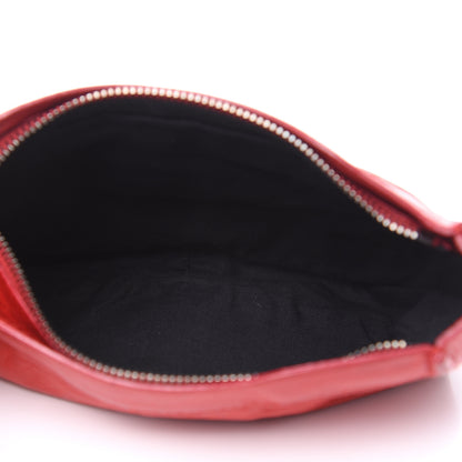 Balenciaga Chevre Porte Toilette Makeup Clutch True Red 5 of 13