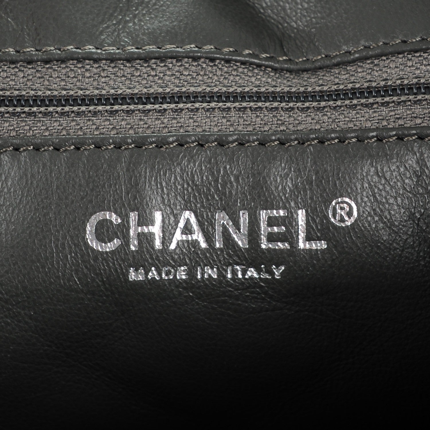 Chanel Aged Calfskin Quilted Large Reissue Camera Case Grey 6 of 7