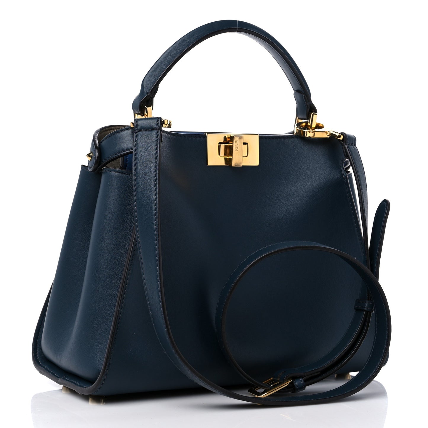 Vitello Tahiti Nappa Medium Peekaboo Iconic Essentially Satchel Notturno Grigio Polvere Nebula