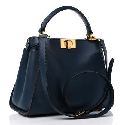 Fendi Vitello Tahiti Nappa Medium Peekaboo Iconic Essentially Satchel Notturno Grigio Polvere Nebula 3 of 13