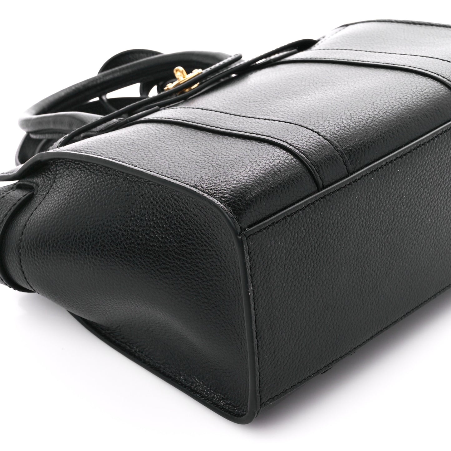 Small Classic Grain Mini Zipped Bayswater Black