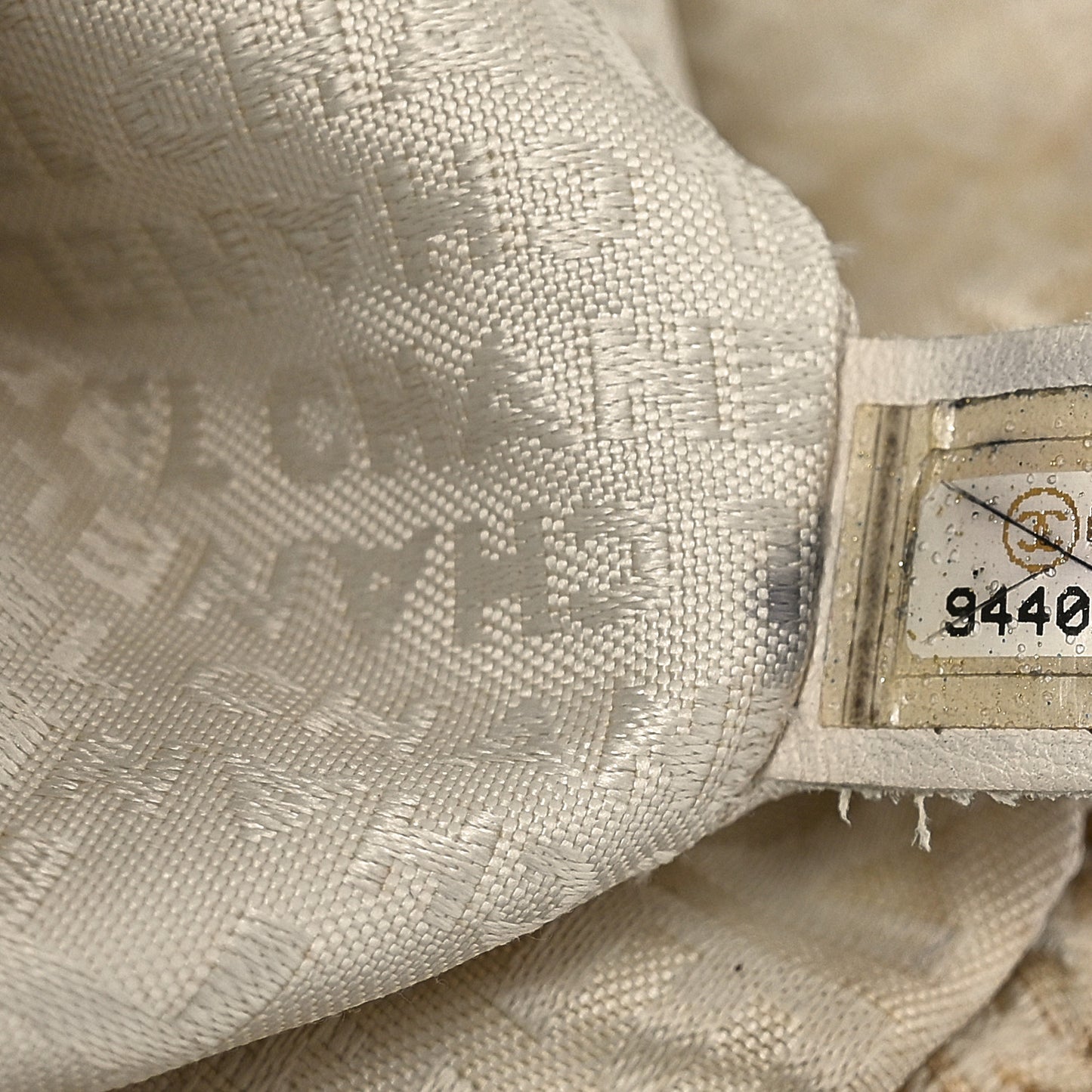 Lambskin Lax Accordion Hobo Beige