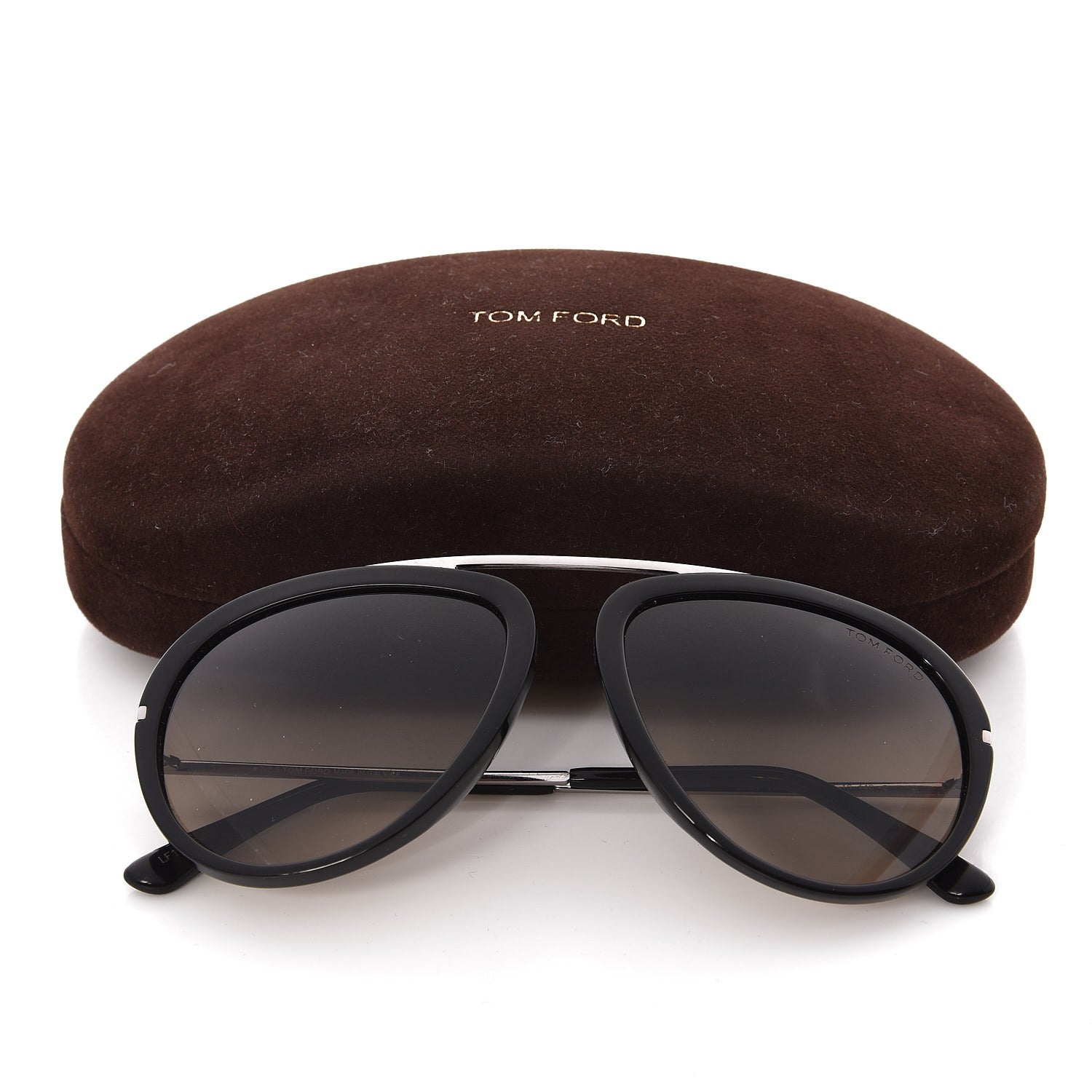 Tom Ford Stacy Aviator Sunglasses TF452 Black 8 of 8