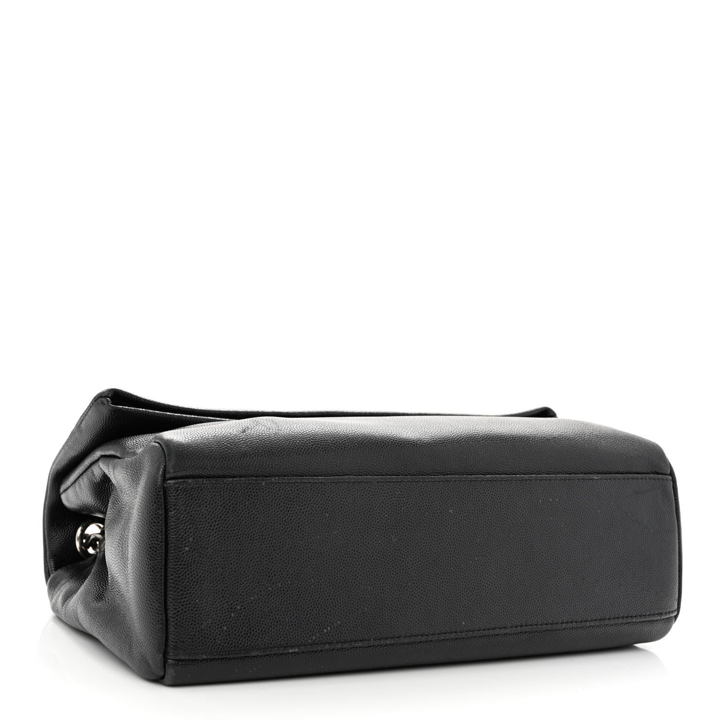 Saint Laurent Grain De Poudre Medium West Hollywood Monogram Fold-Over Black 7 of 22