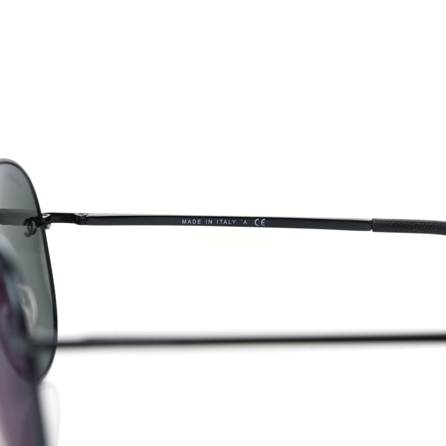 Metal Aviator CC Sunglasses 4189 T-Q Black