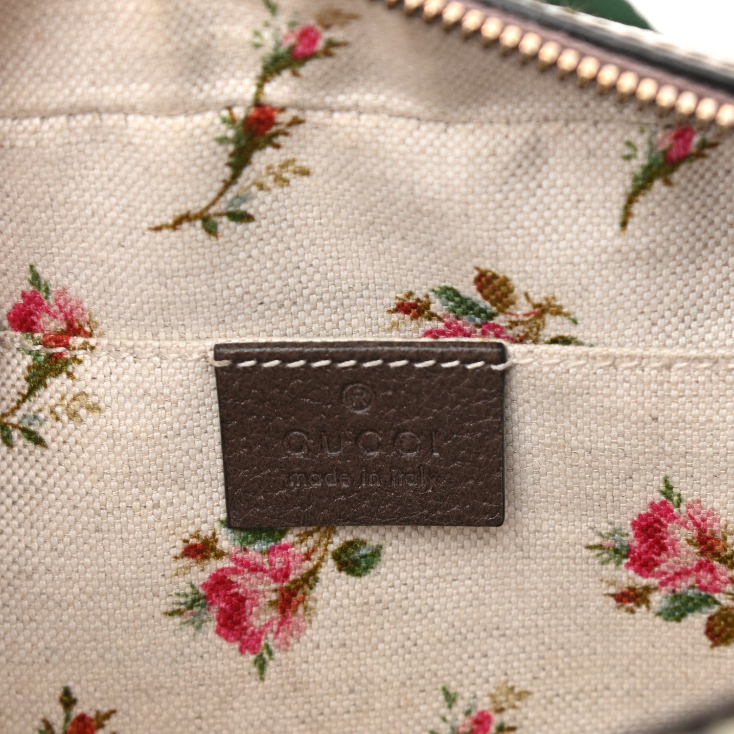 Gucci GG Supreme Monogram Web Neo Vintage Shoulder Bag Beige New Acero Crop 6 of 10