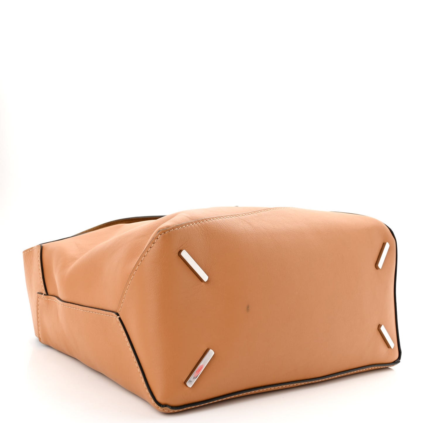 Calfskin Large Messenger Bag Caramel