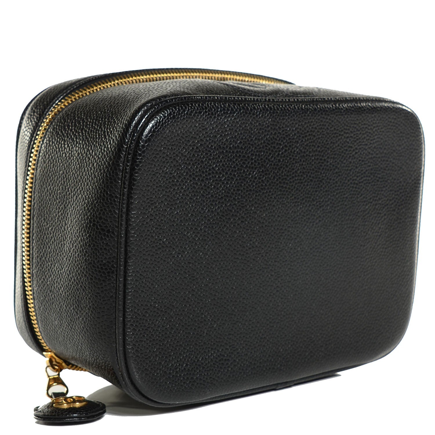 Chanel Caviar Vanity Cosmetic Case Black 4 of 8